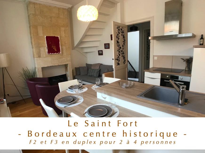 Le Saint Fort F2 et F3 Bordeaux centre historique